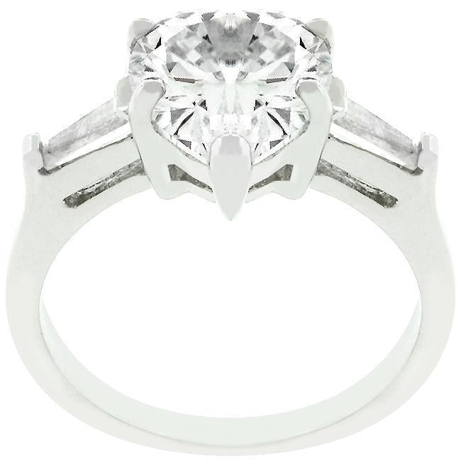 Silver Framed Cocktail Ring