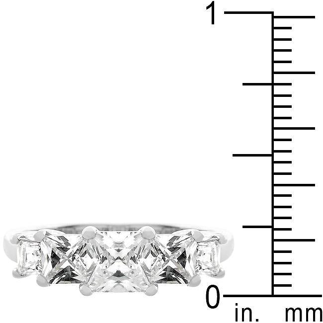 5-Stone Anniversary Ring in Goldtone