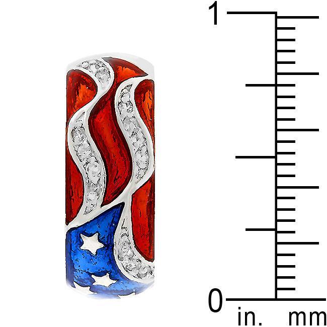 Rhodium Plated Cobblestone Ring