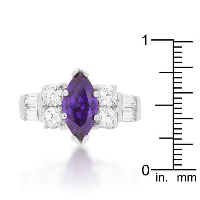 Marquise Framed Apple Green Ring