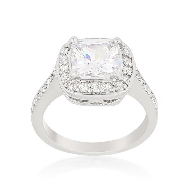 Amethyst Halo Cocktail Ring
