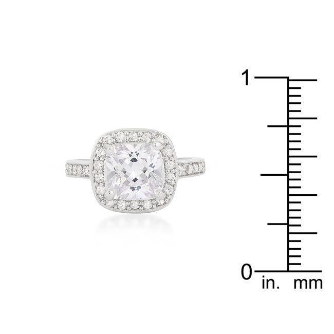 Amethyst Halo Cocktail Ring