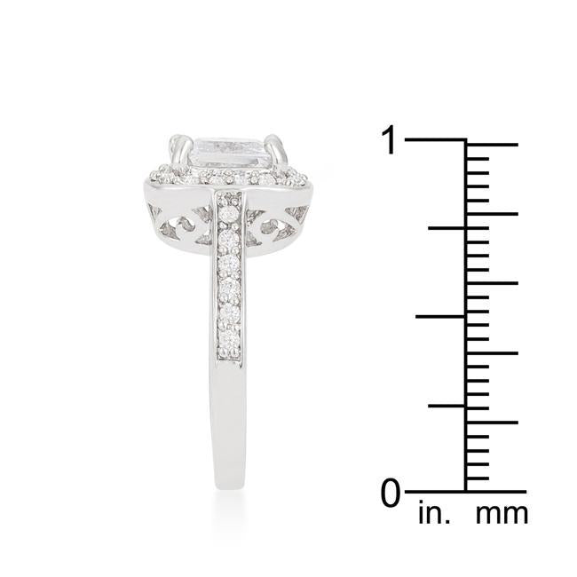 Amethyst Halo Cocktail Ring