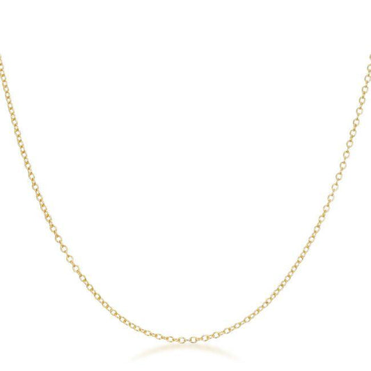 Delicate Gold Link Chain