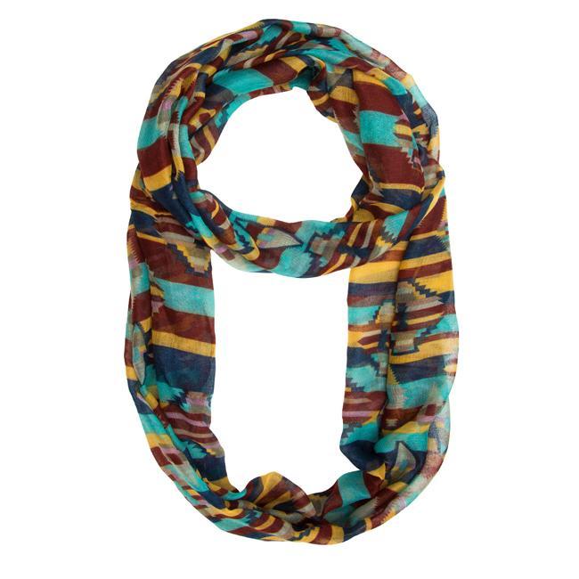 Turquoise Genevieve Infinity Scarf