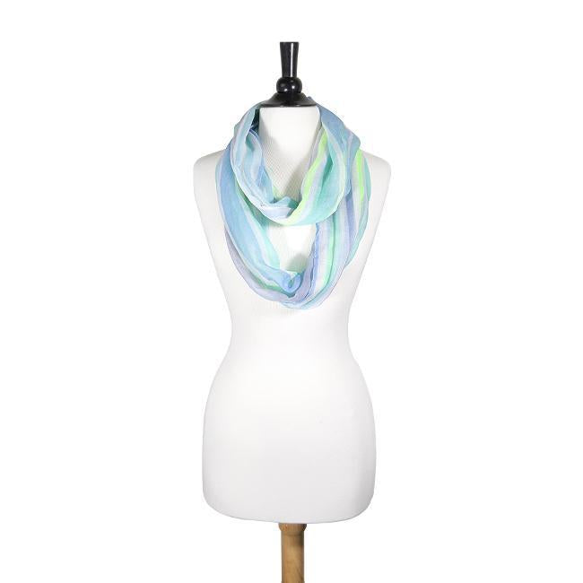 Maddie Blue Infinity Scarf