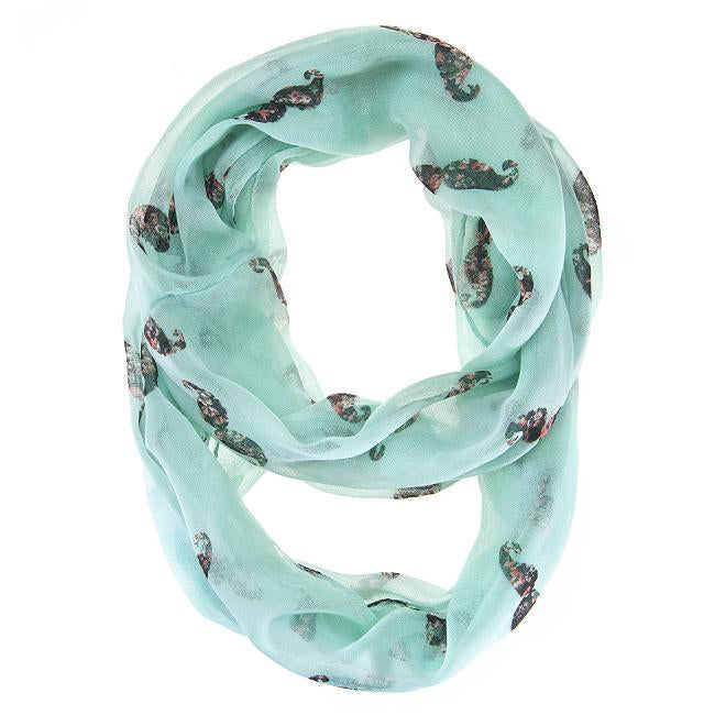 Forever Aqua Infinity Scarf