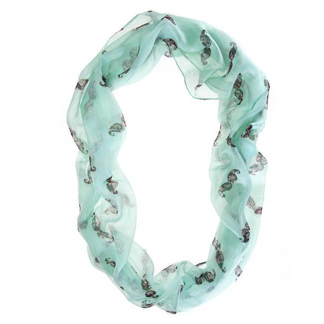 Forever Aqua Infinity Scarf