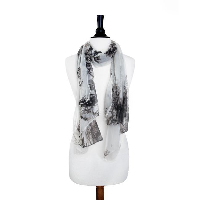 Nikki White Scarf