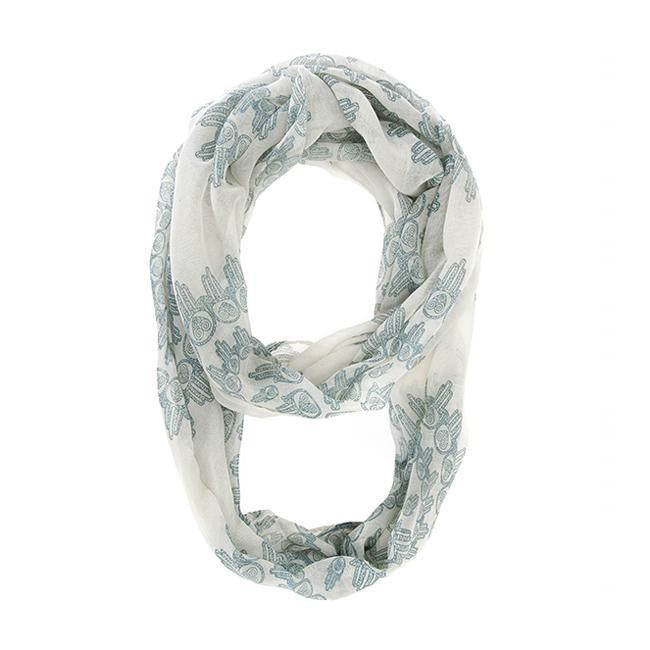 Mixology Blue Infinity Scarf