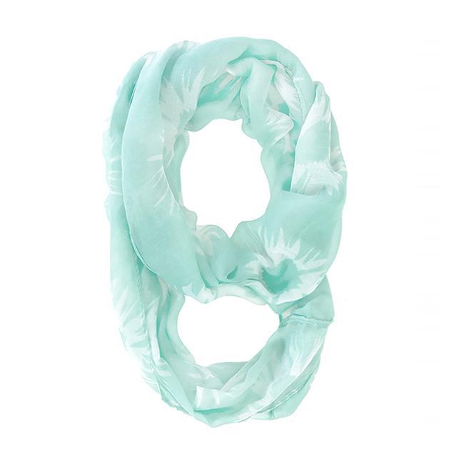 Splash Mint Infinity Scarf