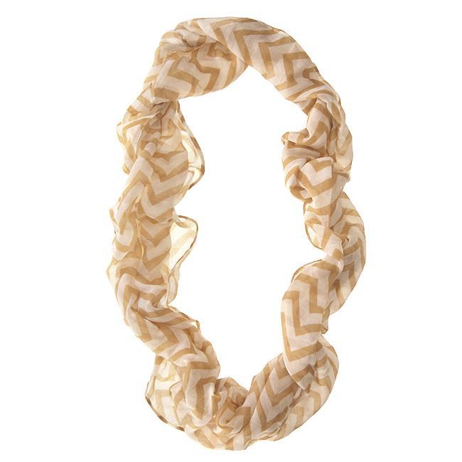 Zig Zag Camel Infinity Scarf