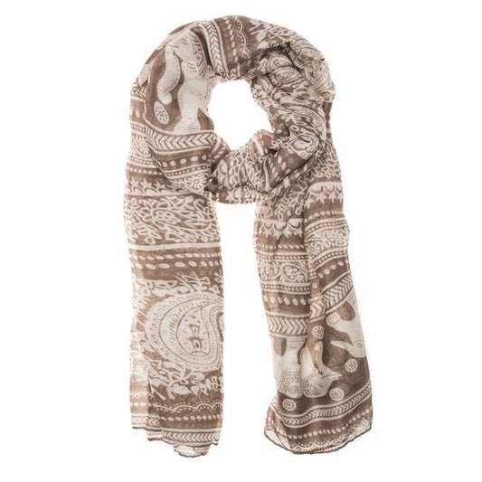 Michelle Scarf in Beige