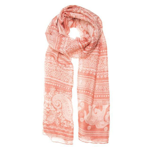 Michelle Scarf in Peach