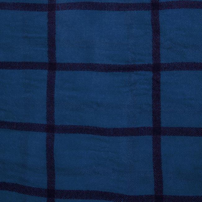 Tori Blue Plaid Infinity Scarf