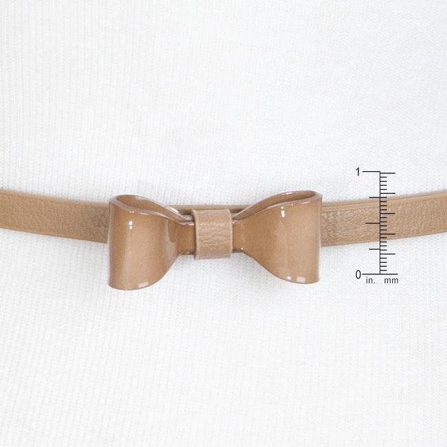 Taupe Bowtie Belt