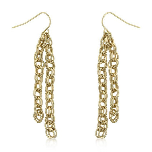 Rolo Chain Dangle Earrings