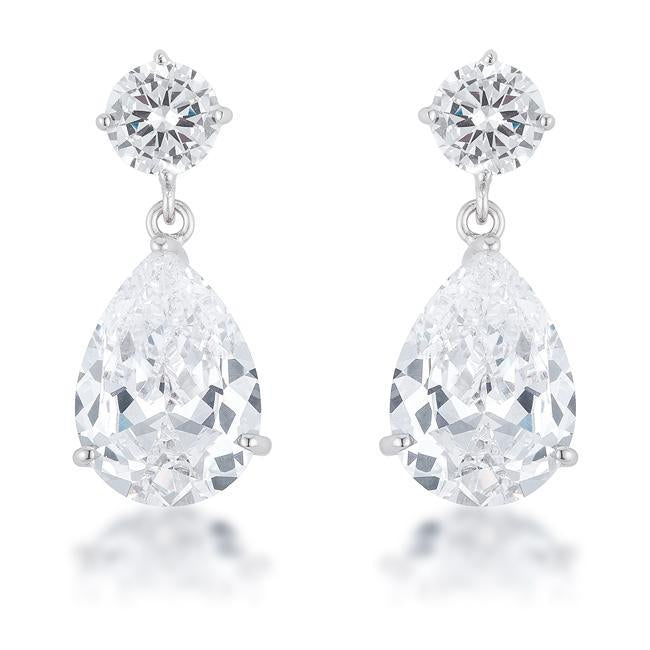 Shimmering CZ Earrings