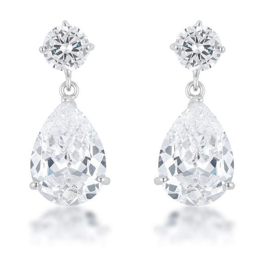 Shimmering CZ Earrings