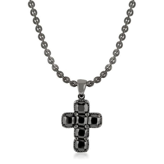 Black Cross Necklace