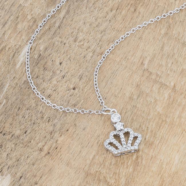 Tabitha 0.5 ct Crown Pendant