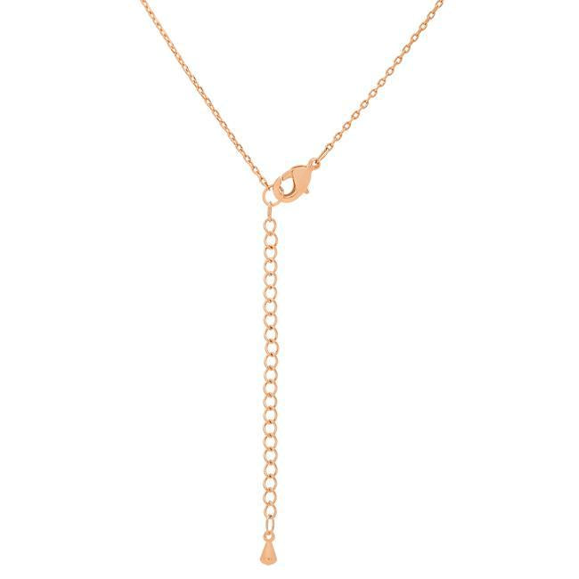 Rose Gold Finish Intiial Q Pendant