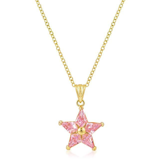 Goldtone Fancy Star Pendant