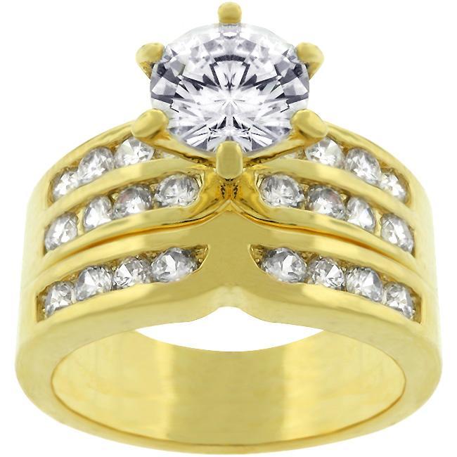 Classic Cubic Zirconia Web Ring