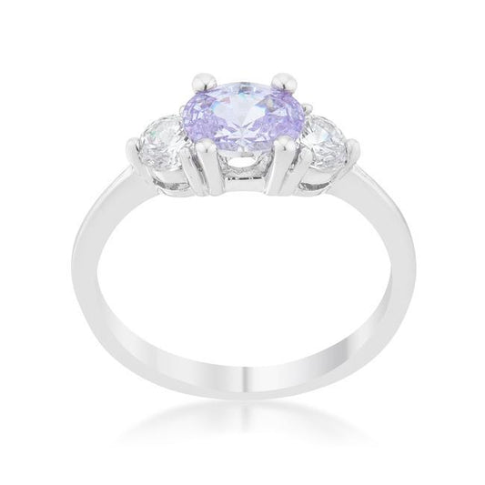 Oval Sonnet Cubic Zirconia Ring