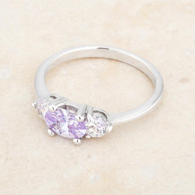 Oval Sonnet Cubic Zirconia Ring