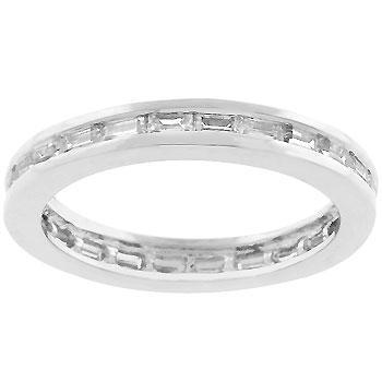 Golden White Eternity Ring