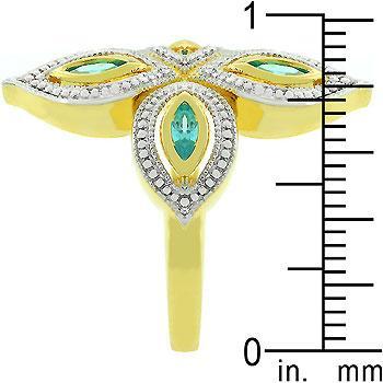 Rose-Cut Canary Ring