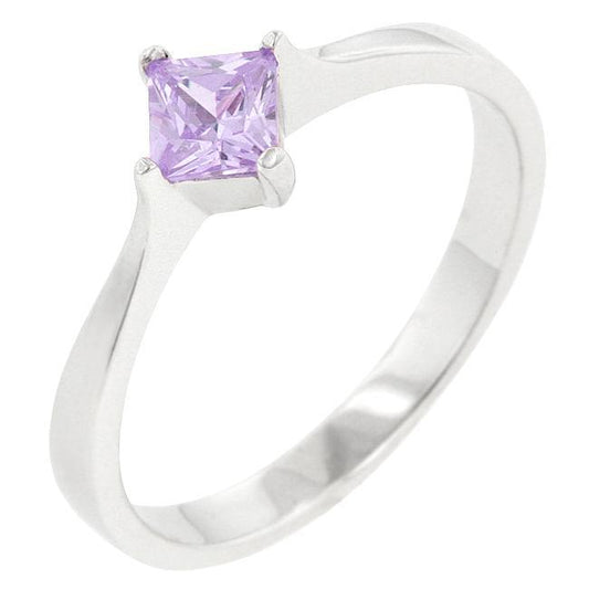 Classic Petite Pink Ice Solitaire Ring