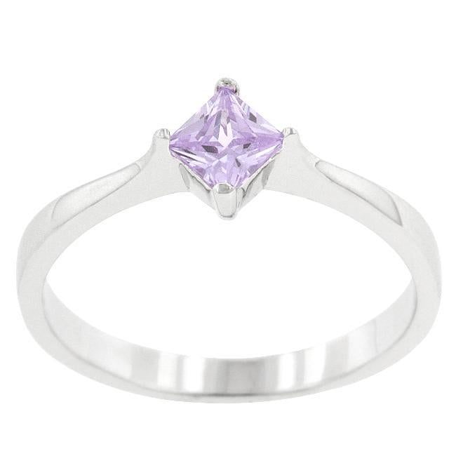 Classic Petite Pink Ice Solitaire Ring