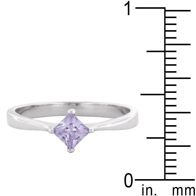 Classic Petite Pink Ice Solitaire Ring