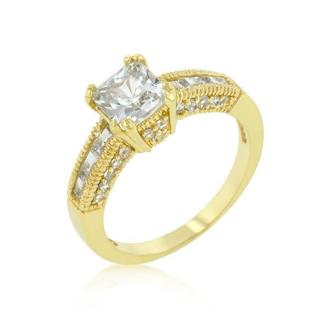 Marquise Triplet Engagement Ring