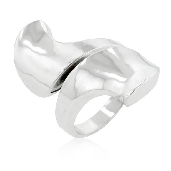 Filigree Matte Rhodium Ring