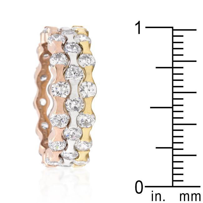 Hammered Golden Fashion Ring