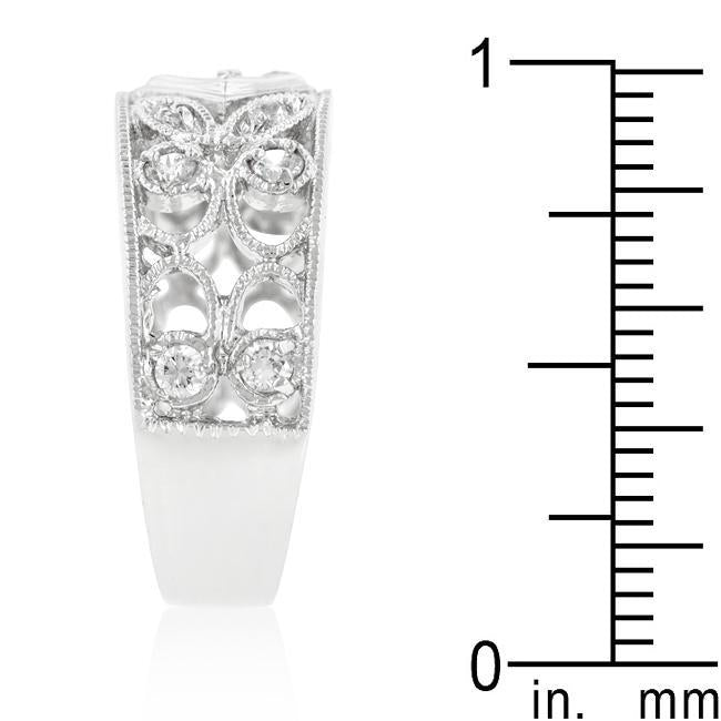 Cubic Zirconia Princess Cut Ring