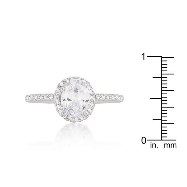 Halo Style Cushion Cut Engagement Ring