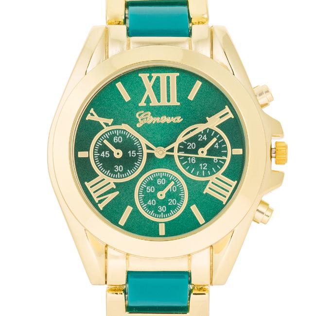 Teal Gold Watch