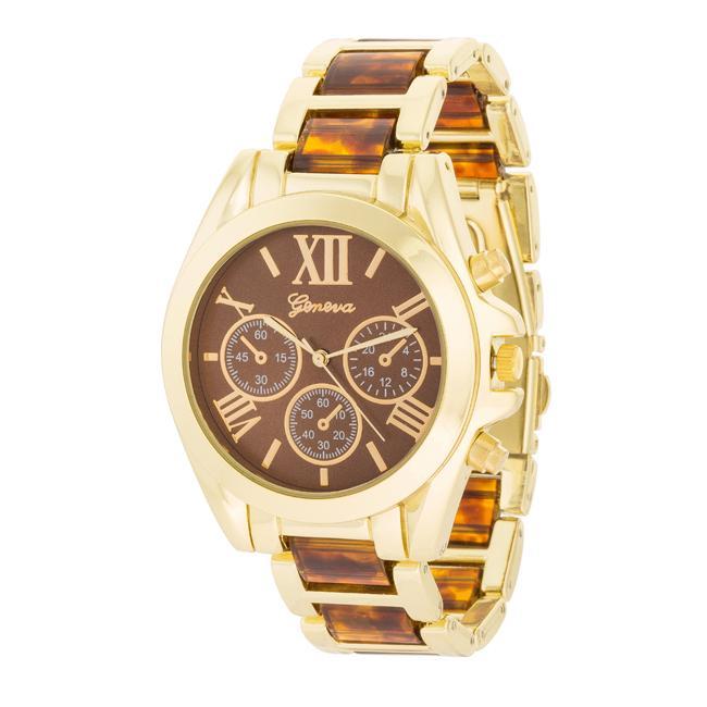 Tortoise Gold Watch