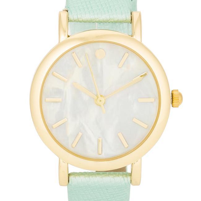 Mint Leather Watch