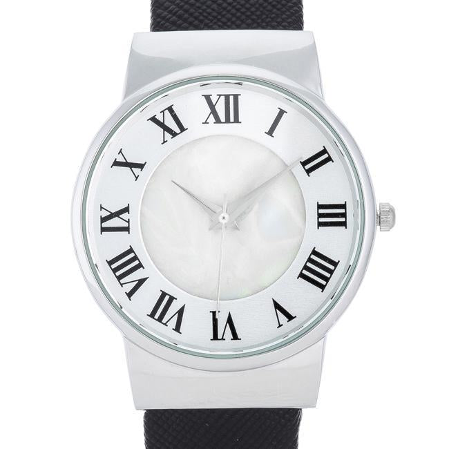 Classic Leather Cuff Watch