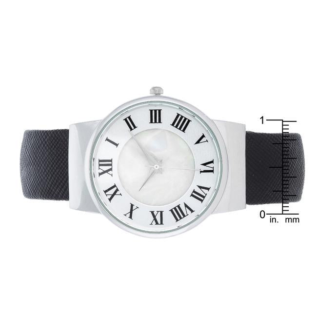 Classic Leather Cuff Watch